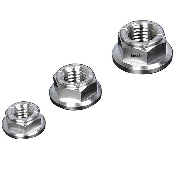 チタンフランジロックナット 汎用 M8 P1.25 1本入り