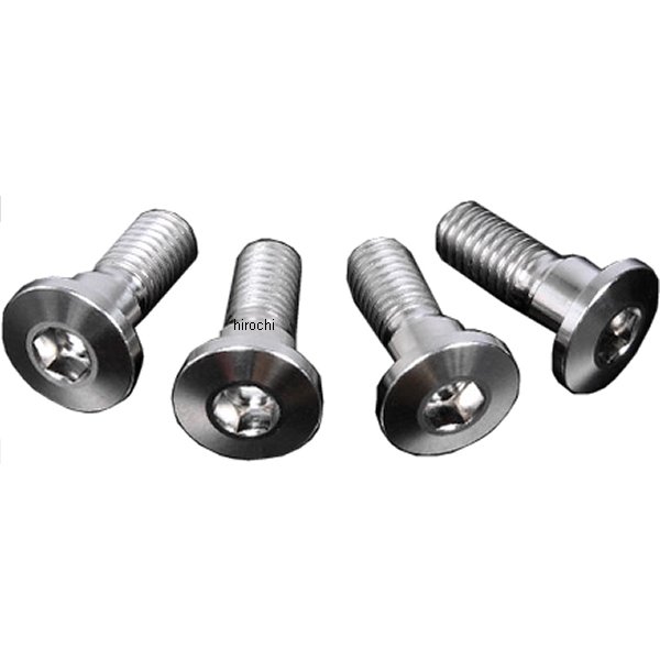 チタンブレーキディスクボルト 88年-15年 ホンダ、カワサキ シンヘッド φ10-M8X22 4本入り