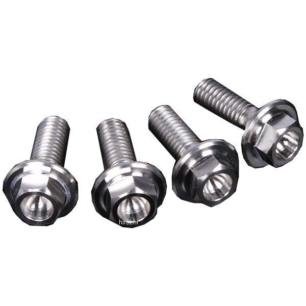 チタンブレーキディスクボルト 88年-15年 ホンダ フランジボルト φ6-M6X17 4本入り