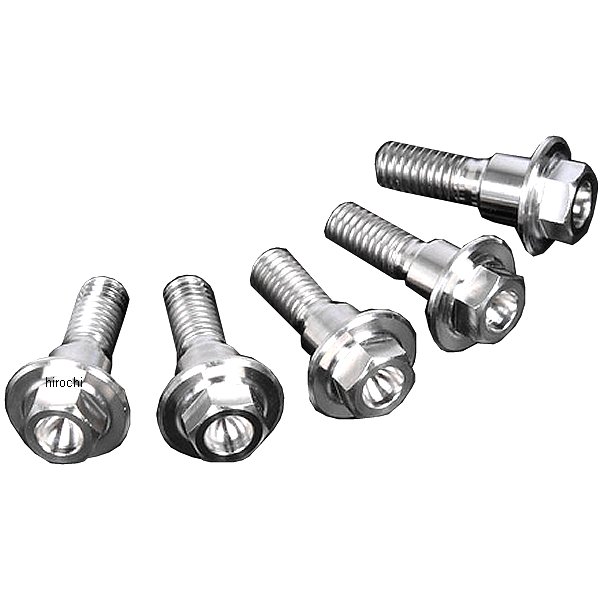 チタンブレーキディスクボルト 04年-15年 ヤマハ フランジボルト φ8-M6X20 5本入り