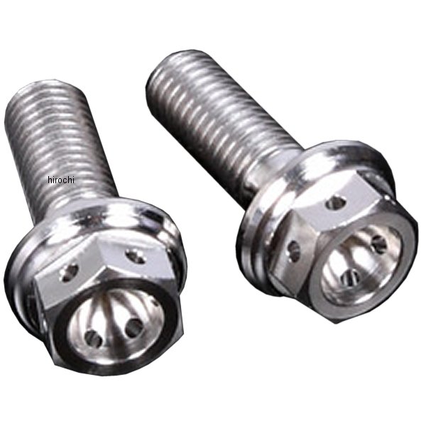 チタンキャリパーマウントボルト 汎用 ブレンボリアキャリパーストリート M8 P1.25 20 2本入り