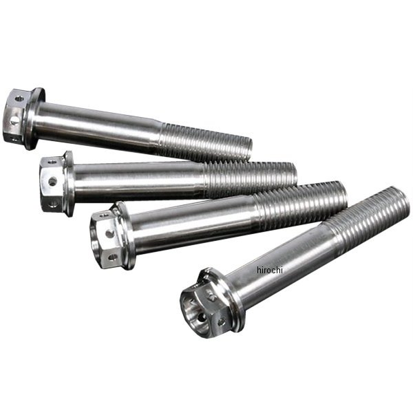 チタンキャリパーマウントボルト 汎用 ラジアルマウント M10 P1.25 55mm 4本入り