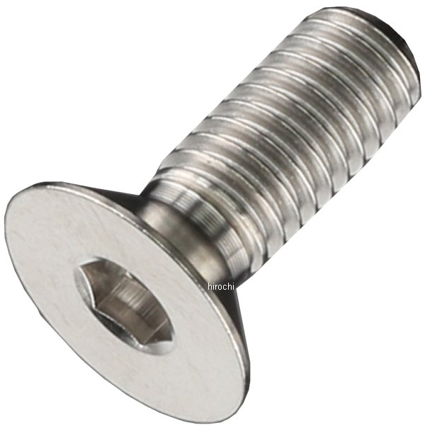 チタンフラットヘッドボルト M6 P1.0 16mm 1本入り
