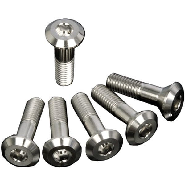 チタンスプロケットボルト&ナットセット パンヘッド M8X28mm 1本入り