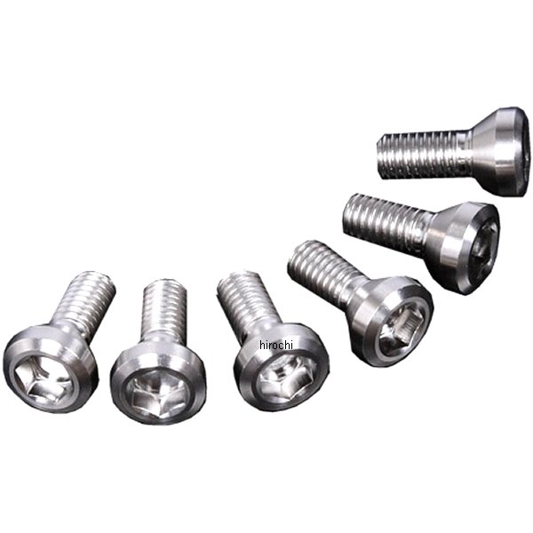 チタンブレーキディスクボルト 89年-07年 カワサキ カウンターシャンク M6X14 4本入り
