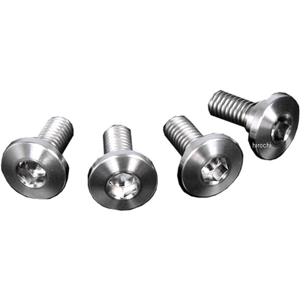 チタンブレーキディスクボルト 85年-06年 スズキ シンヘッド φ10-M8X20 4本入り