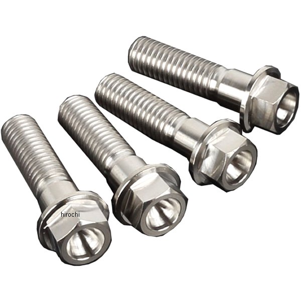 チタンボルトキット 98年-16年 ホンダ、ヤマハ、スズキ、カワサキ ハンドルバークランプ M8X30 4本入り