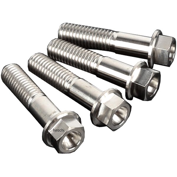 チタンボルトキット 94年-16年 ホンダ、スズキ、カワサキ オフロード車 M8X45 4本入り