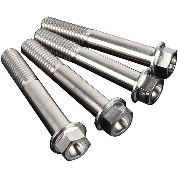 チタンフォーククランプボルトキット 00年-08年 XR250、XR250モタード、DR-Z400S トップブリッジ M8X50 4本入り