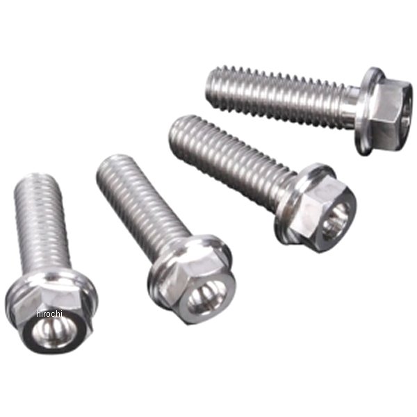 チタンブレーキディスクボルト フランジボルト φ6-M6X20 4本入り