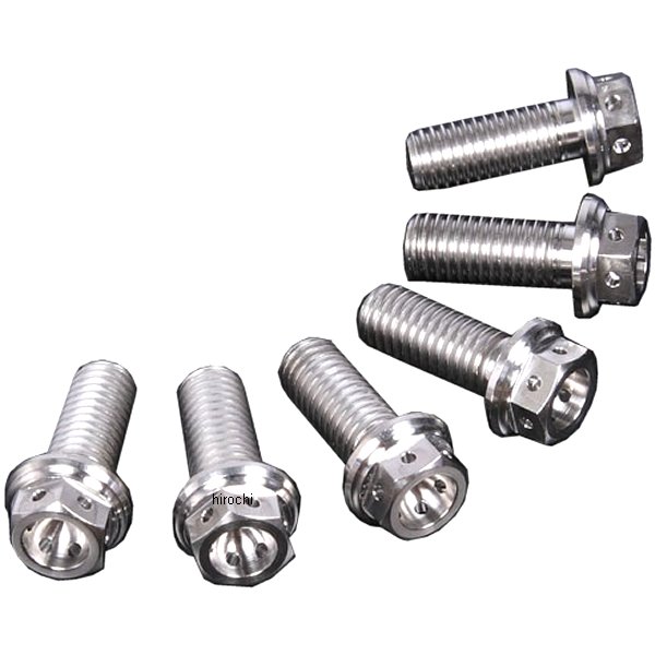 チタンブレーキディスクボルト フランジボルト φ8-M8X20 6本入り