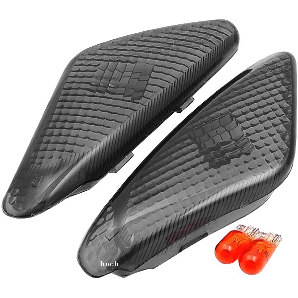 フロントウィンカーレンズ ジョグ 3KJ/3RY/3WF スモーク 2個入り