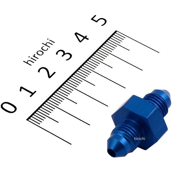 グッドリッジ ビルドアライン #3 ホースジョイント ストレート アルミ青