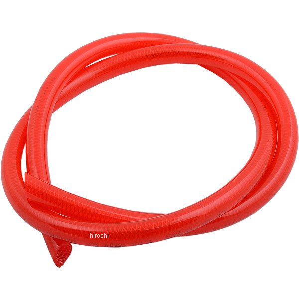 フューエルホース 高耐久 内径8mmx外径12mmx0.9m 赤