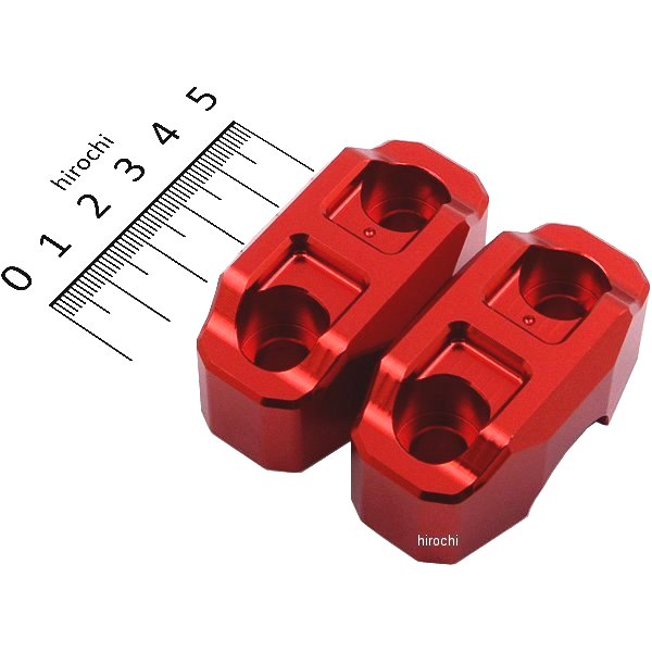 ハンドルアッパーホルダー PCX150、PCX125、グロム タイプ3 赤