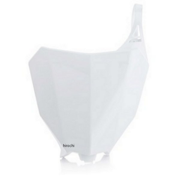 フロントゼッケンプレート 17年-18年 CRF250R 白