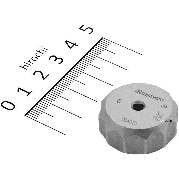 機械ネジ 自動センタリング ダブル 6角 ダイス 6-32