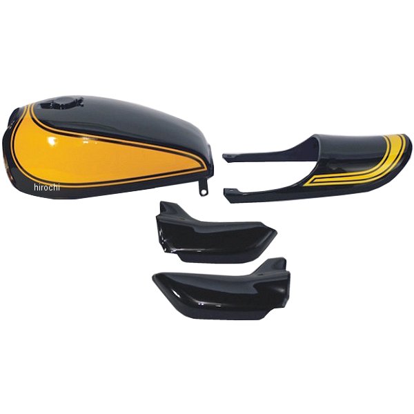 塗装済み スチールタンクセット Z2タイプ ゼファー750 イエローボール