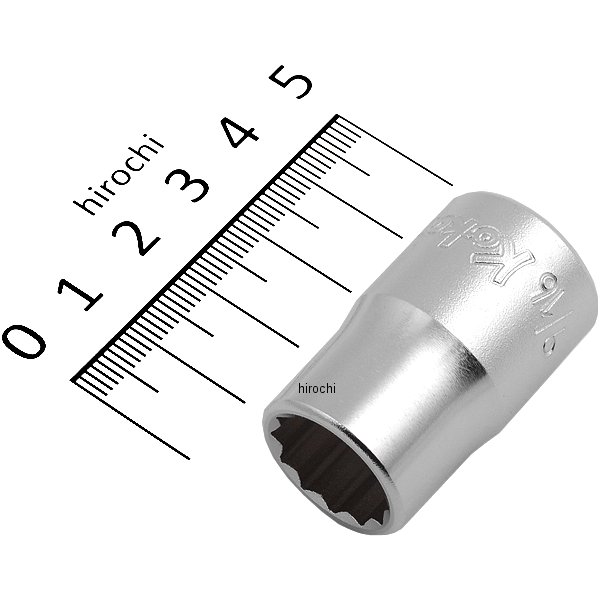 1/2インチsq 12角スタンダードソケット 9/16インチ