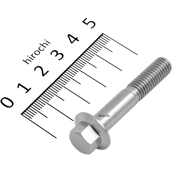 チタンフランジボルト 汎用 カットダウン M8 P1.25 45mm 1本入り