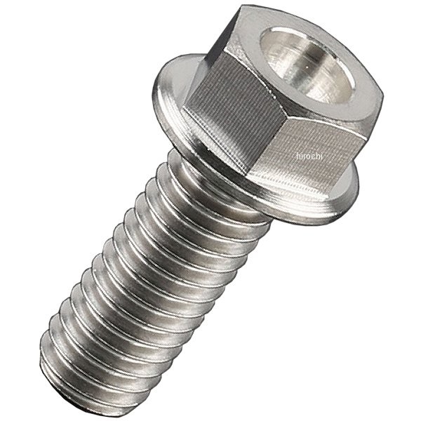 チタンフランジボルト 汎用 スタンダード M6 P1.0 20mm 1本入り