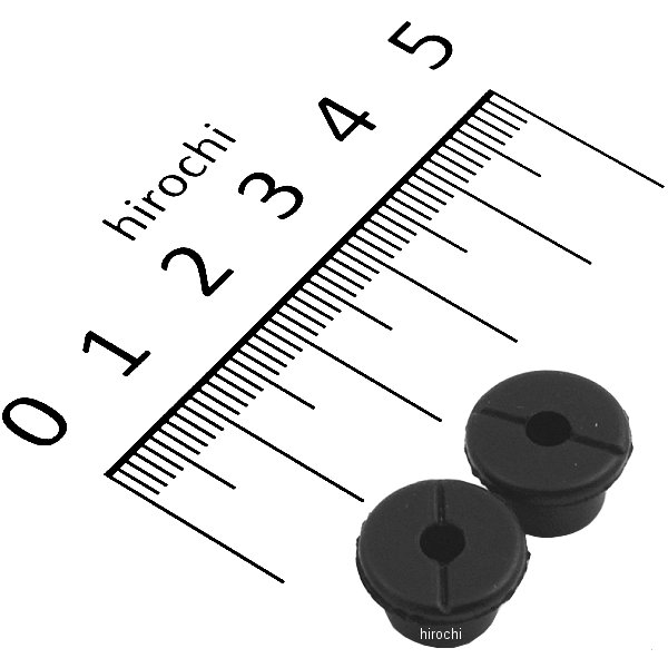 リムホールプラグ 黒 2個入り