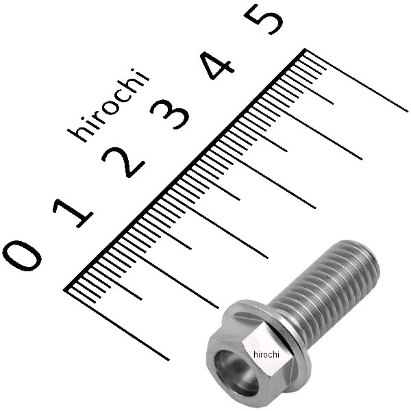 チタンフランジボルト 汎用 スタンダード M8 P1.25 20mm 1本入り