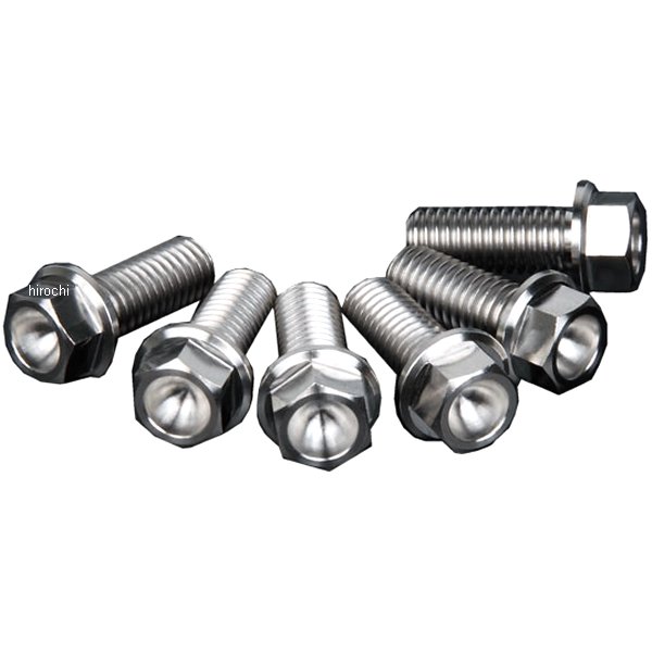 チタンブレーキディスクボルト ドゥカティ、MVアグスタ フランジボルト φ8-M8X20 5本入り