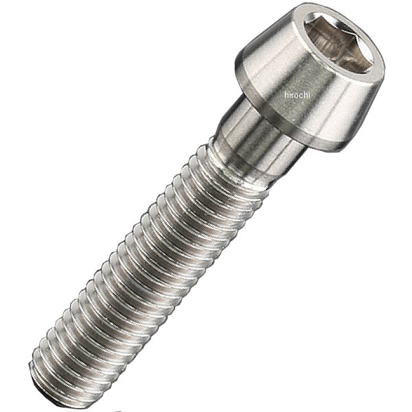 チタンキャップボルト 汎用 テーパー M6 P1.0 30mm 1本入り