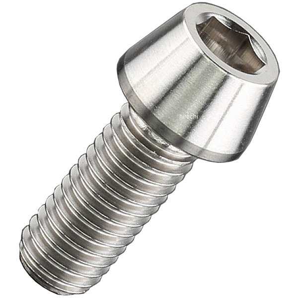 チタンキャップボルト 汎用 テーパー M8 P1.25 20mm 1本入り