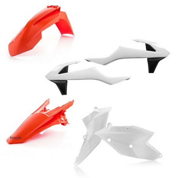 外装キット 16年-18年 KTM SX125 オレンジ/白