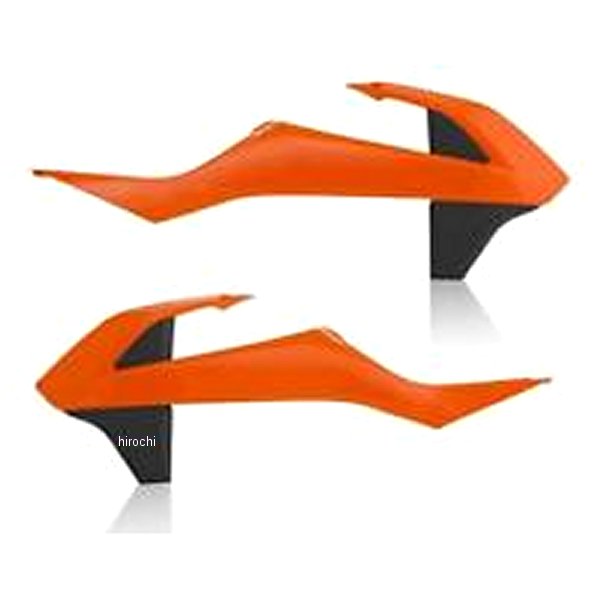 ラジエーターシュラウド 18年-24年 KTM SX85 オレンジ/黒