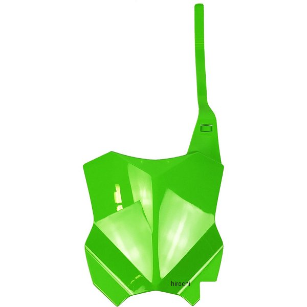 フロントナンバープレート 16年-18年 KX450、KX250 緑