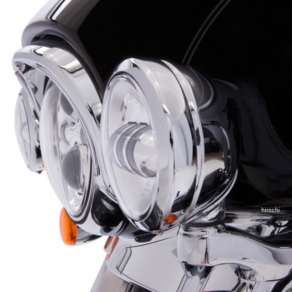 ヘッドライトべセル 7インチ用 14年以降 FLH クローム