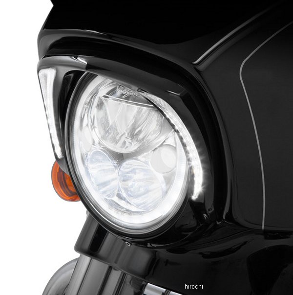 ヘッドライトべセル 7インチ用 14年以降 FLH 黒