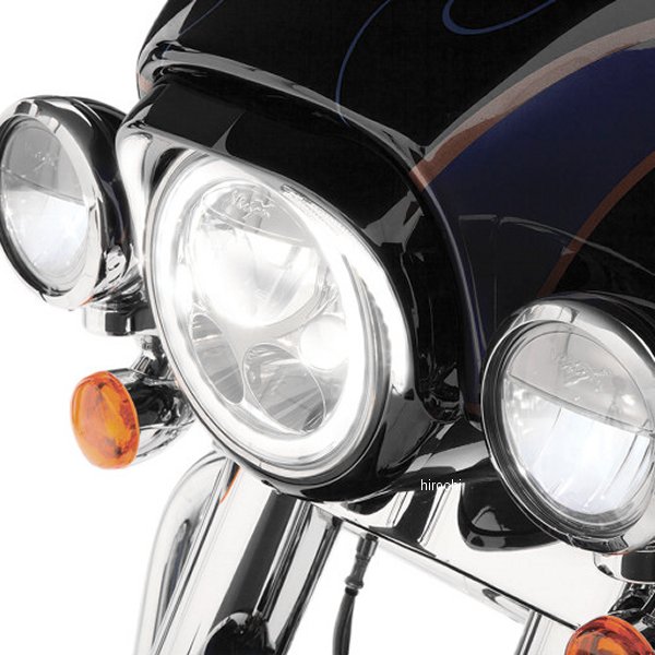 ヘッドライトべセル 7インチ用 96年-13年 FLH 黒