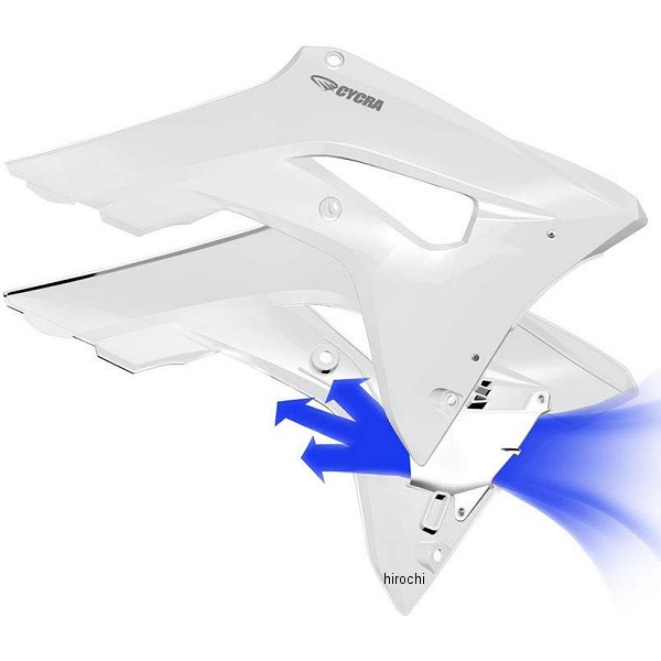 【セール特価】 ラジエーターシュラウド 17年-18年 CRF450R 白