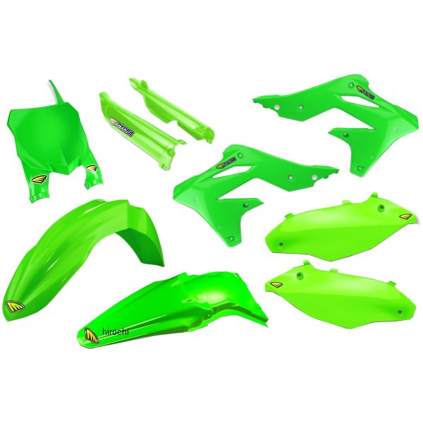 【セール特価】 外装キット P-FLOW 17年 KXF250 蛍光緑