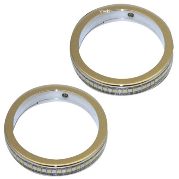 カスタム ダイナミクス LEDウインカー ランニングライト 43mmフォーク クローム