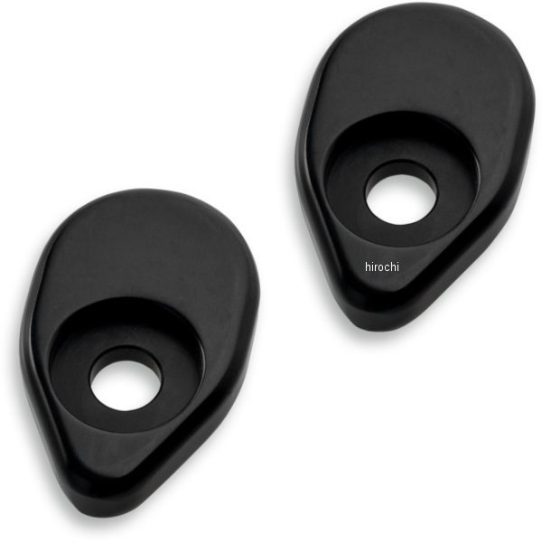 アダプタープレート ラットアイ LEDウインカー用 黒