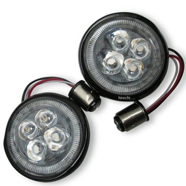 LEDファングライト リア ダブル球 赤/黒