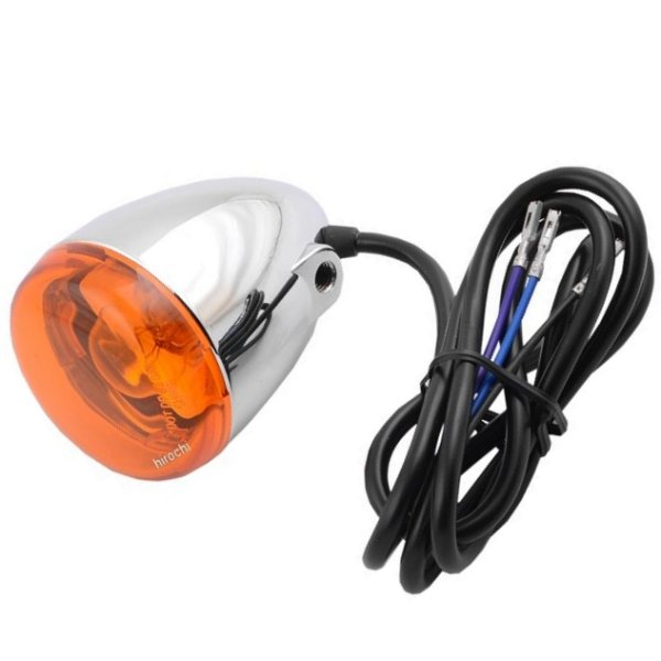 ウインカー バレット フロント クローム/アンバー (1個売り)