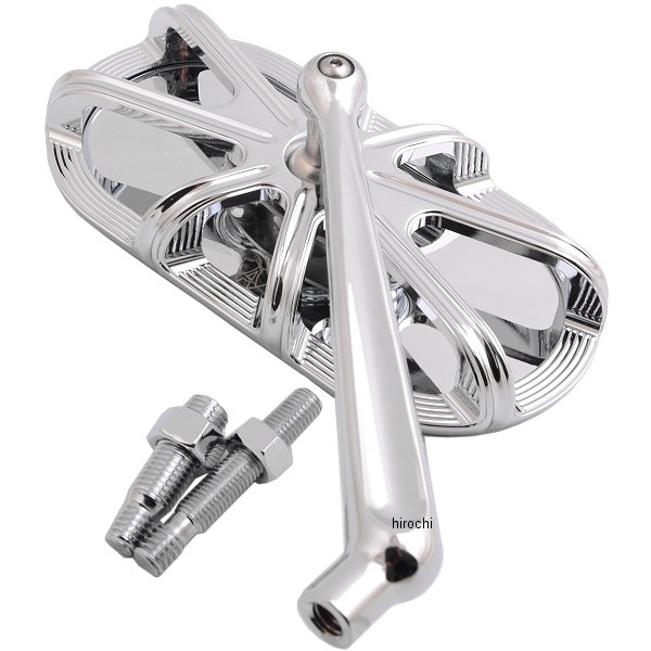 ミラー 10ゲージ クローム 右