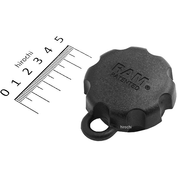 セキュリティノブ 1インチボール対応アーム用 黒