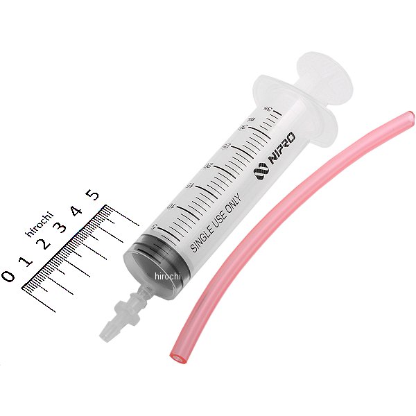 エア抜きポンプ 30ml チューブ15cm アダプター付属