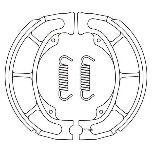 ブレーキシュー ヴェクスター125、ヴェクスター150、アドレスV125