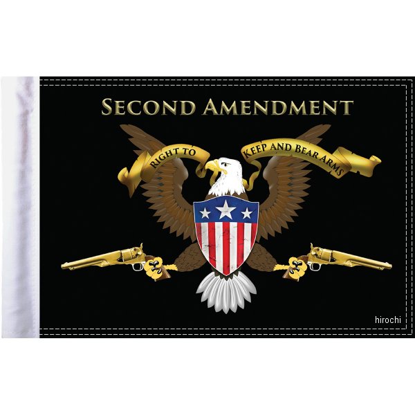 旗 Second Amendment 10インチ(254mm)x15インチ(381mm)