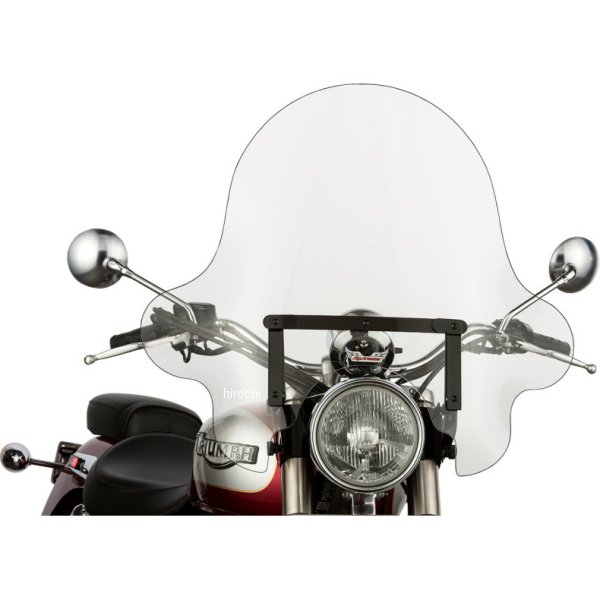 【セール特価】 シールド 20インチ高 テーパーフォーク取付 クリア/黒