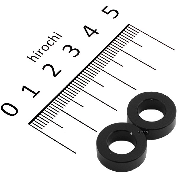 スタンドフックスペーサー 17年 GSX250R、GSX250FX 黒 2個入り