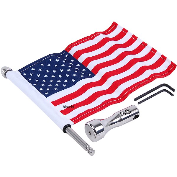 フラッグ マウント エアウイング ラゲッジラック用 6インチx9インチ USA フラッグ付き